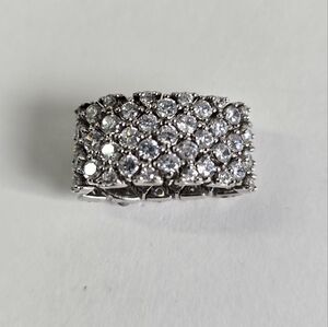 Watch Video / Sterling Silver 925 Flexible Eternity Ring – A Glittering Marvel